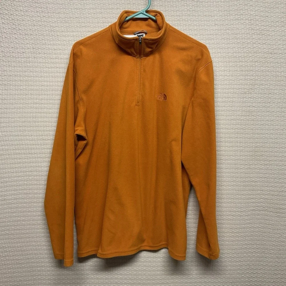 The North‎ Face Shirt Mens Size Large  Quarter Zip Fleece Outdoors TKA100